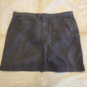 Old Navy Slate Gray Mini Skirt